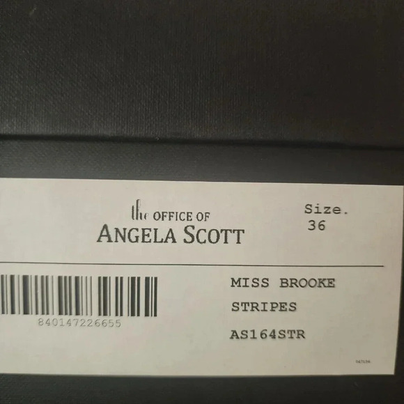 New $600 The Office Of Angela Scott Size 6 or 36 Mrs. Maisel Midheel Bumblebee - Picture 5 of 12